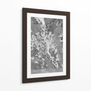 Mapa gris de Kiev (antes de la guerra) - Rosana Laiz Blursbyai | Cuadro decorativo de Canvas Lab