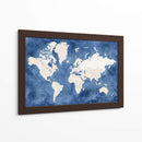 Mapa mundial Hudson - Rosana Laiz Blursbyai | Cuadro decorativo de Canvas Lab
