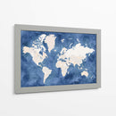 Mapa mundial Hudson - Rosana Laiz Blursbyai | Cuadro decorativo de Canvas Lab