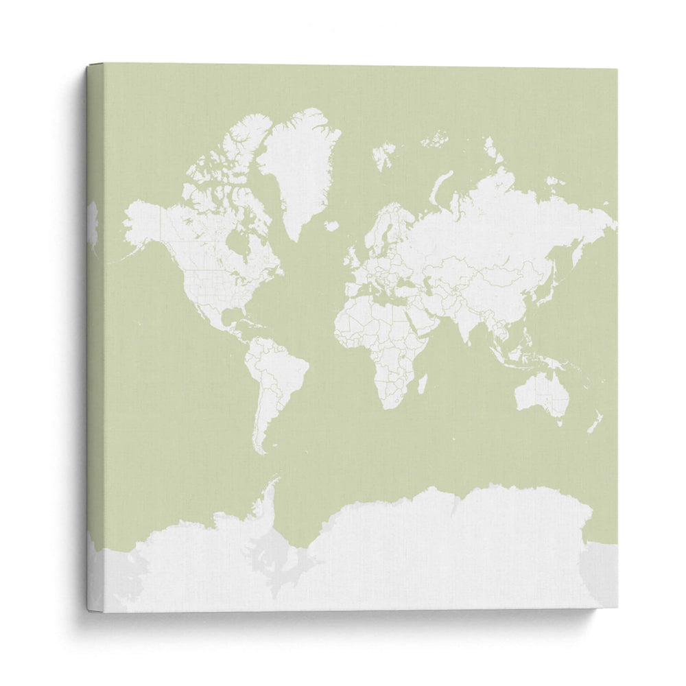 Mapa mundial Xolani - Rosana Laiz Blursbyai | Cuadro decorativo de Canvas Lab