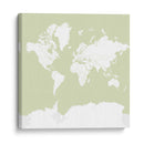 Mapa mundial Xolani - Rosana Laiz Blursbyai | Cuadro decorativo de Canvas Lab