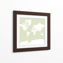 Mapa mundial Xolani - Rosana Laiz Blursbyai | Cuadro decorativo de Canvas Lab