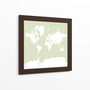 Mapa mundial Xolani - Rosana Laiz Blursbyai | Cuadro decorativo de Canvas Lab