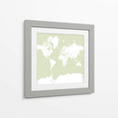 Mapa mundial Xolani - Rosana Laiz Blursbyai | Cuadro decorativo de Canvas Lab
