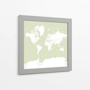 Mapa mundial Xolani - Rosana Laiz Blursbyai | Cuadro decorativo de Canvas Lab