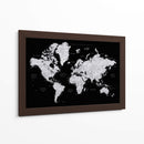 Mapa mundial en español Eban - Rosana Laiz Blursbyai | Cuadro decorativo de Canvas Lab