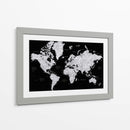 Mapa mundial en español Eban - Rosana Laiz Blursbyai | Cuadro decorativo de Canvas Lab