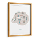 Mapa de París - Fluidys Studio II | Cuadro decorativo de Canvas Lab