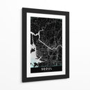 SEOUL, Negro - StudioSix | Cuadro decorativo de Canvas Lab