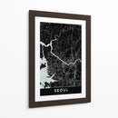 SEOUL, Negro - StudioSix | Cuadro decorativo de Canvas Lab