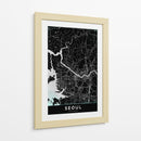 SEOUL, Negro - StudioSix | Cuadro decorativo de Canvas Lab