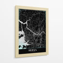 SEOUL, Negro - StudioSix | Cuadro decorativo de Canvas Lab