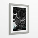 SEOUL, Negro - StudioSix | Cuadro decorativo de Canvas Lab