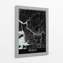 SEOUL, Negro - StudioSix | Cuadro decorativo de Canvas Lab