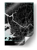 SEOUL, Negro - StudioSix | Cuadro decorativo de Canvas Lab