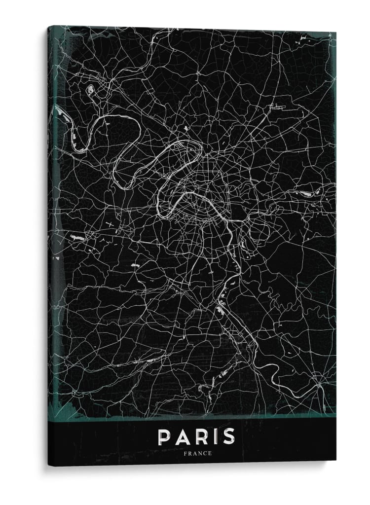 PARÍS, Negro - StudioSix | Cuadro decorativo de Canvas Lab