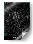 PARÍS, Negro - StudioSix | Cuadro decorativo de Canvas Lab