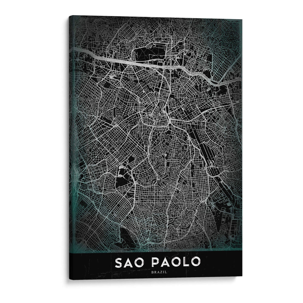 SAO PAOLO, Negro - StudioSix | Cuadro decorativo de Canvas Lab