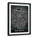 SAO PAOLO, Negro - StudioSix | Cuadro decorativo de Canvas Lab