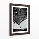SINGAPORE, Negro - StudioSix | Cuadro decorativo de Canvas Lab