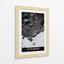 SINGAPORE, Negro - StudioSix | Cuadro decorativo de Canvas Lab