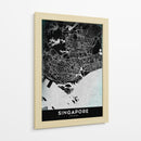 SINGAPORE, Negro - StudioSix | Cuadro decorativo de Canvas Lab