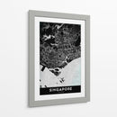 SINGAPORE, Negro - StudioSix | Cuadro decorativo de Canvas Lab