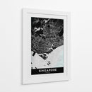 SINGAPORE, Negro - StudioSix | Cuadro decorativo de Canvas Lab