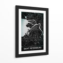 SAINT PETERSBURG, Negro - StudioSix | Cuadro decorativo de Canvas Lab