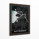 SAINT PETERSBURG, Negro - StudioSix | Cuadro decorativo de Canvas Lab