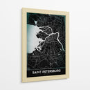 SAINT PETERSBURG, Negro - StudioSix | Cuadro decorativo de Canvas Lab