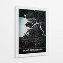 SAINT PETERSBURG, Negro - StudioSix | Cuadro decorativo de Canvas Lab