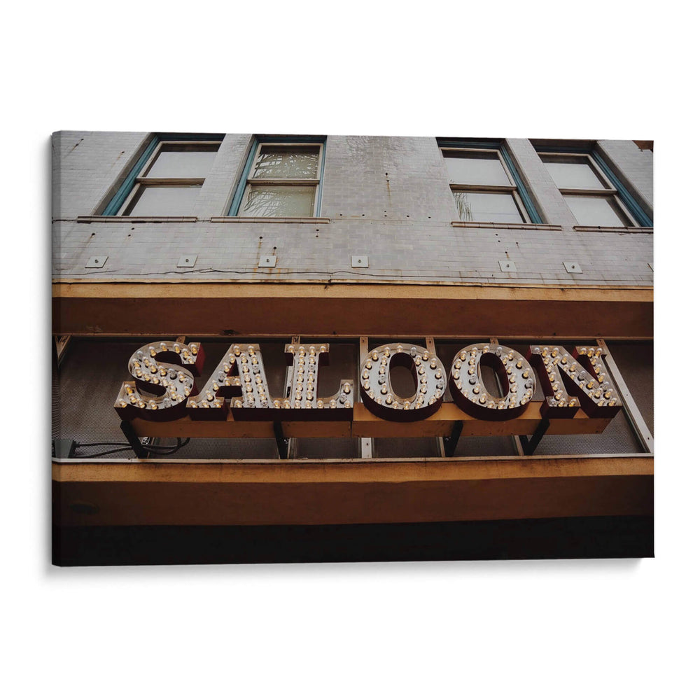 Cartel de Saloon Vintage - Del Mundo Imagery | Cuadro decorativo de Canvas Lab