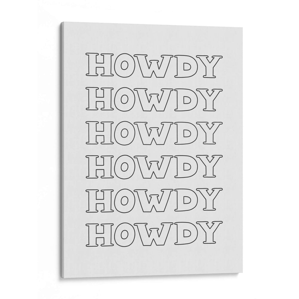 Black Howdy - Jolly and Dash | Cuadro decorativo de Canvas Lab