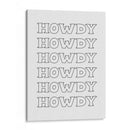 Black Howdy - Jolly and Dash | Cuadro decorativo de Canvas Lab