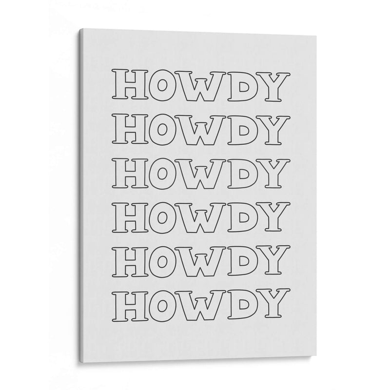 Black Howdy - Jolly and Dash | Cuadro decorativo de Canvas Lab