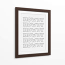 Black Howdy - Jolly and Dash | Cuadro decorativo de Canvas Lab