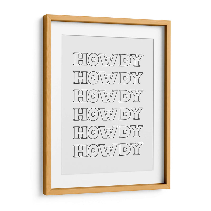 Black Howdy - Jolly and Dash | Cuadro decorativo de Canvas Lab