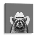 Wyatt el Mapache Vaquero  - Anyone Can Yeehaw | Cuadro decorativo de Canvas Lab