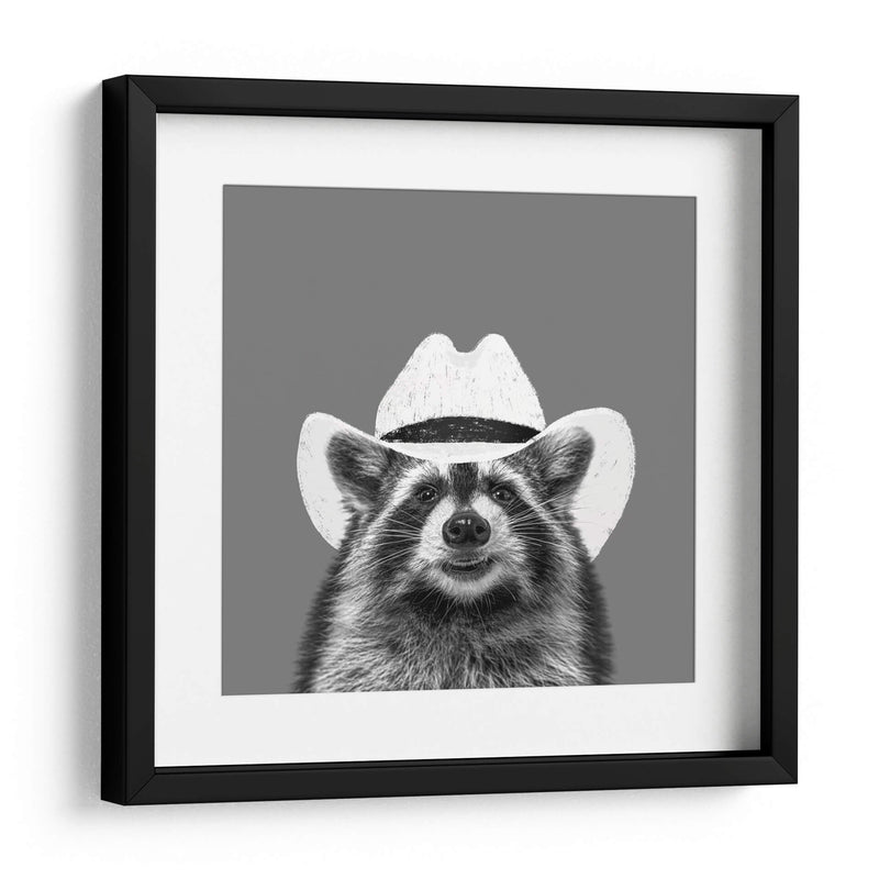 Wyatt el Mapache Vaquero  - Anyone Can Yeehaw | Cuadro decorativo de Canvas Lab