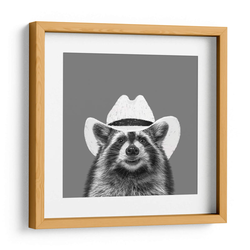 Wyatt el Mapache Vaquero  - Anyone Can Yeehaw | Cuadro decorativo de Canvas Lab
