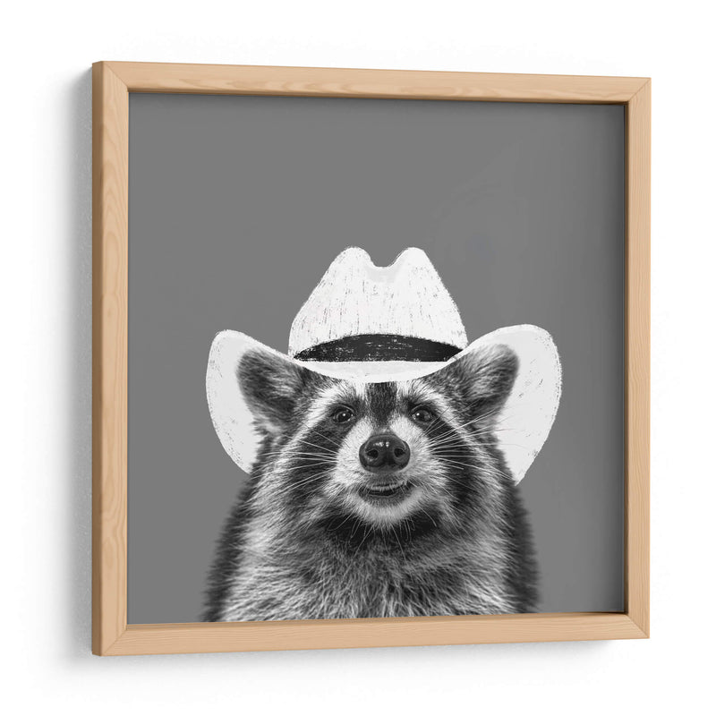 Wyatt el Mapache Vaquero  - Anyone Can Yeehaw | Cuadro decorativo de Canvas Lab