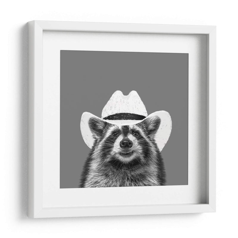 Wyatt el Mapache Vaquero  - Anyone Can Yeehaw | Cuadro decorativo de Canvas Lab