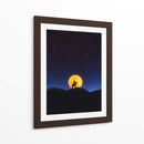 El Jinete y la Luna - Taudalpoi | Cuadro decorativo de Canvas Lab