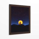 El Jinete y la Luna - Taudalpoi | Cuadro decorativo de Canvas Lab