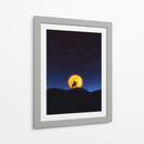 El Jinete y la Luna - Taudalpoi | Cuadro decorativo de Canvas Lab