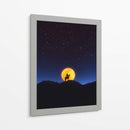 El Jinete y la Luna - Taudalpoi | Cuadro decorativo de Canvas Lab