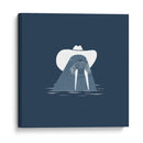Hank, la morsa vaquera - Anyone Can Yeehaw | Cuadro decorativo de Canvas Lab