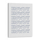 Navy Blue Howdy - Jolly and Dash | Cuadro decorativo de Canvas Lab