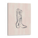 Botas Vaqueras Por Ivy Green Illustrations - Ivy Green Illustrations | Cuadro decorativo de Canvas Lab